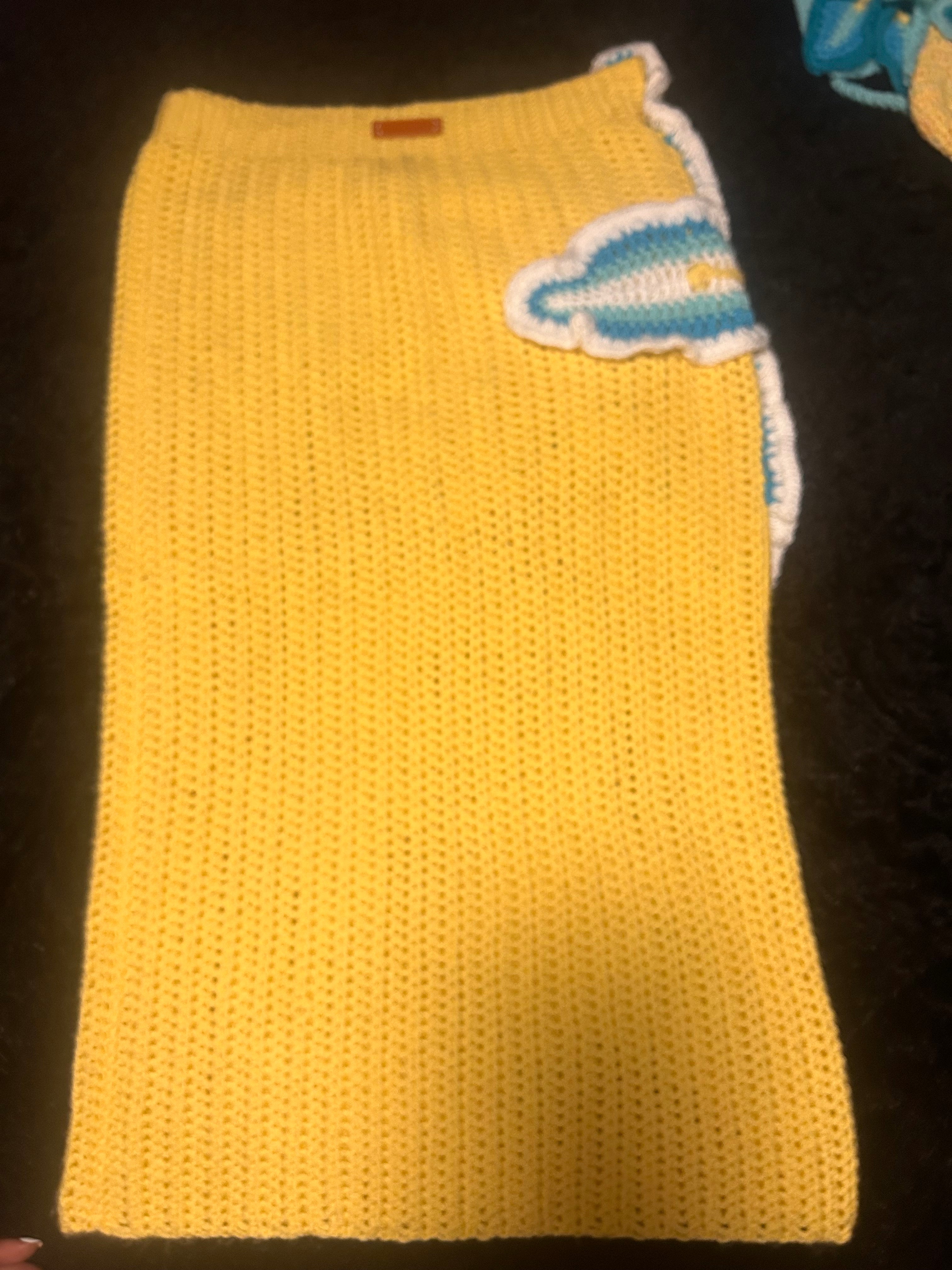 Flower skirt (Yellow)