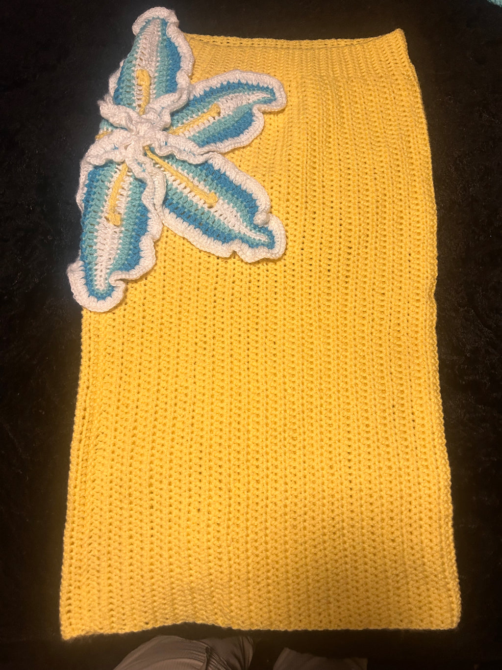 Flower skirt (Yellow)