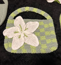 Flower bag (Green Checker)