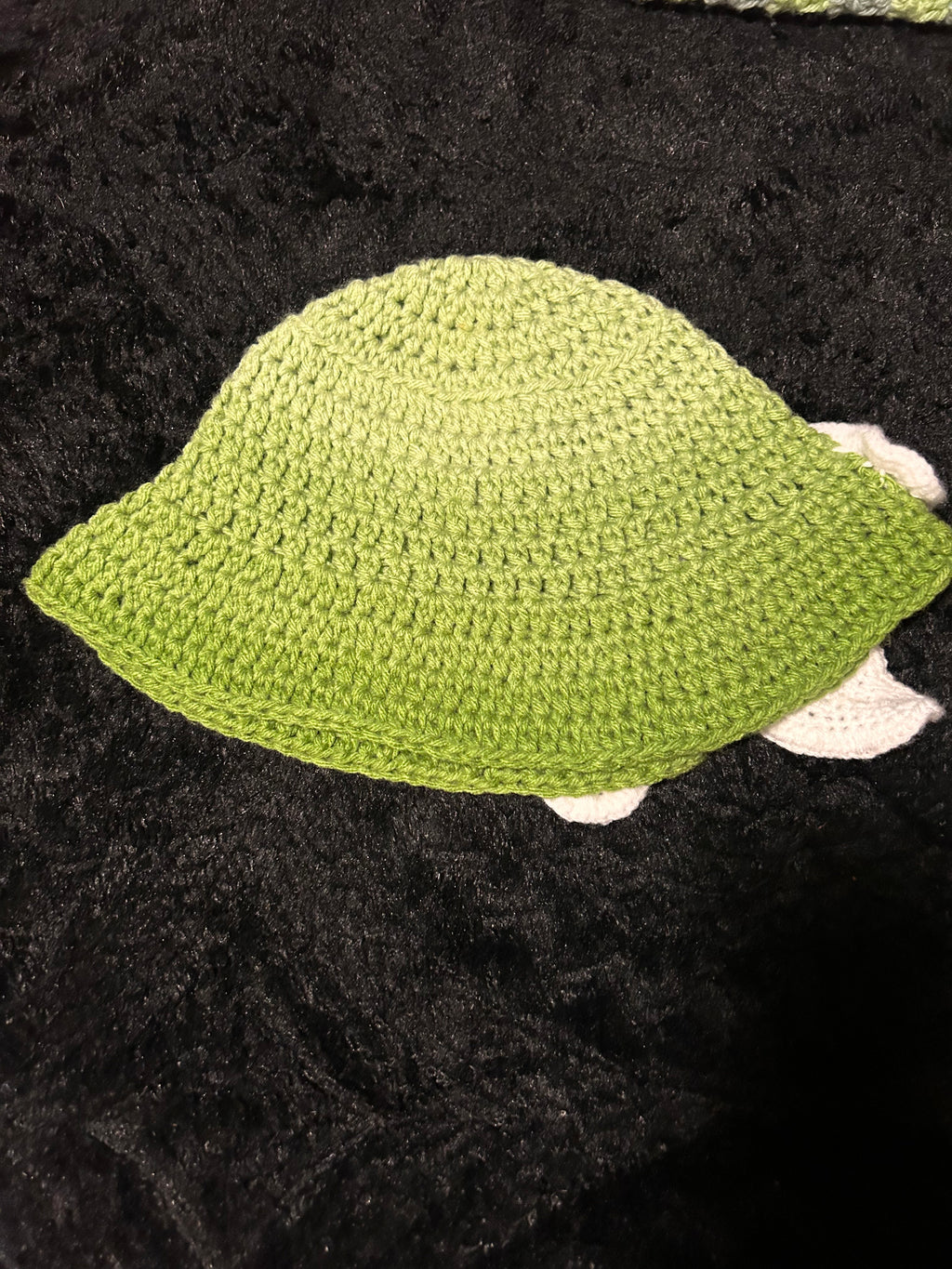 Flower hat (Green ombré)